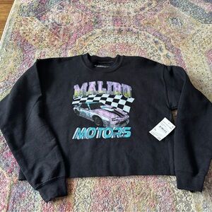 NWT Prince Peter Girls Large Malibu Motors Graphic Sweatshirt